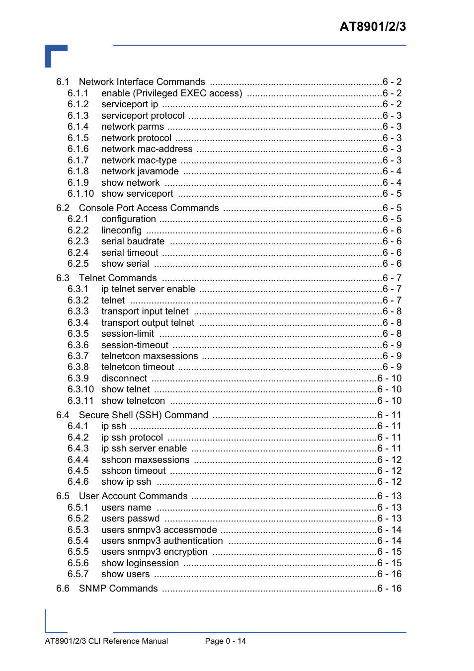 Kontron AT890X Full-Size CLI User Manual | Page 22 / 304