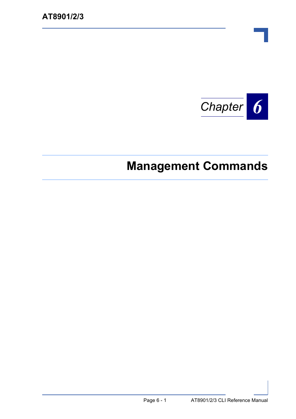Management commands chapter | Kontron AT890X Full-Size CLI User Manual | Page 243 / 304