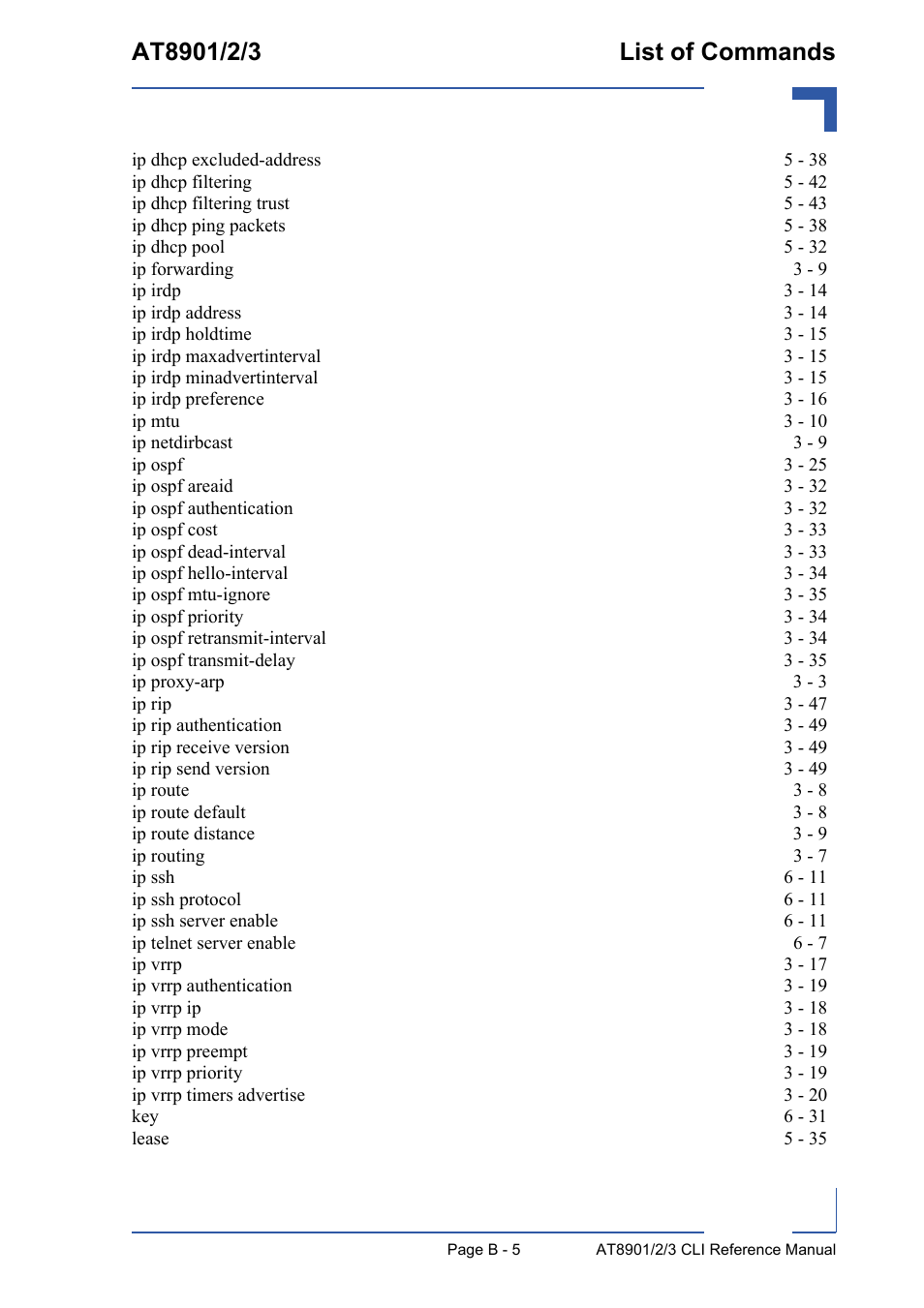 Kontron AT890X Full-Size CLI User Manual | Page 289 / 304