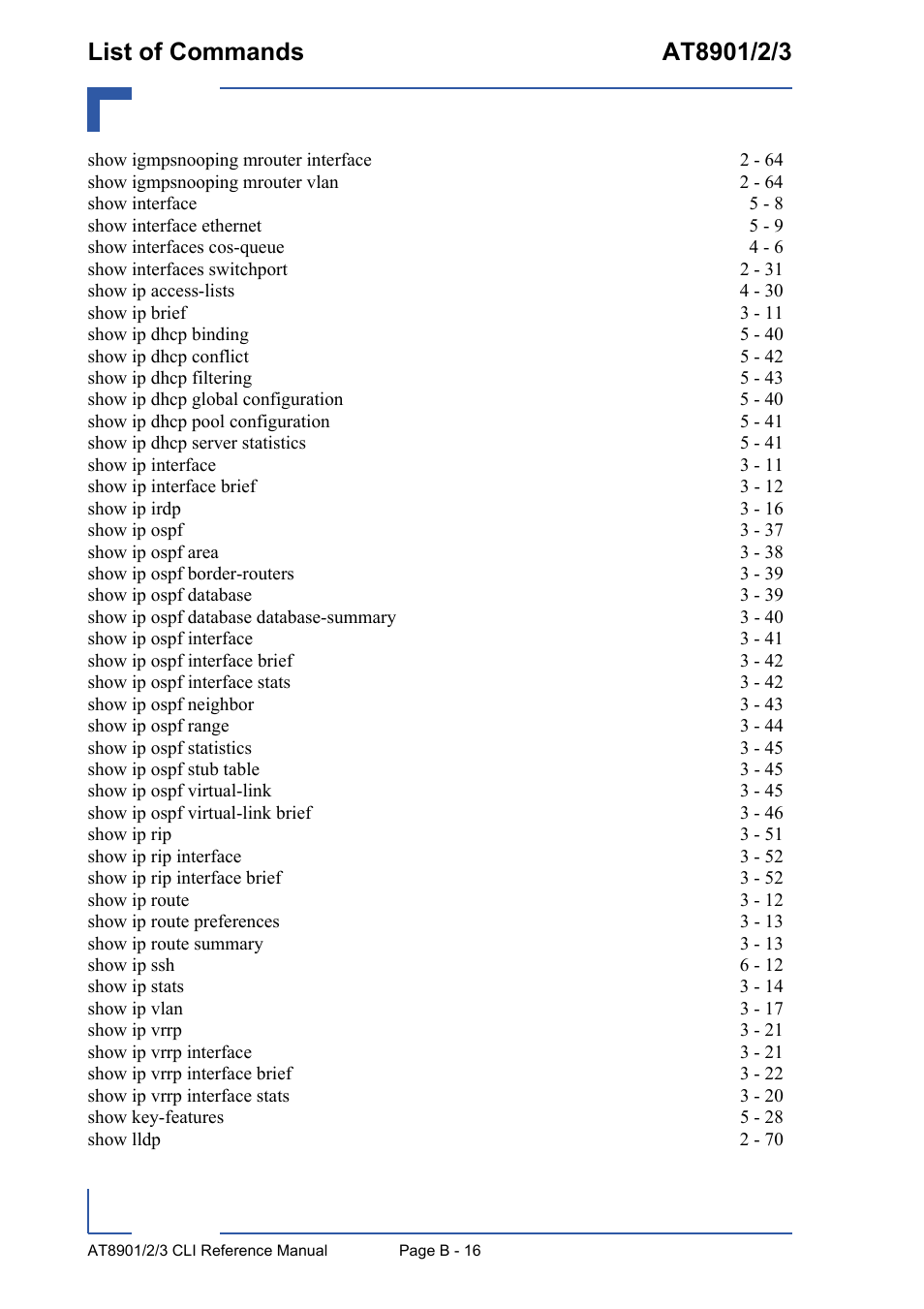 Kontron AT890X Full-Size CLI User Manual | Page 300 / 304