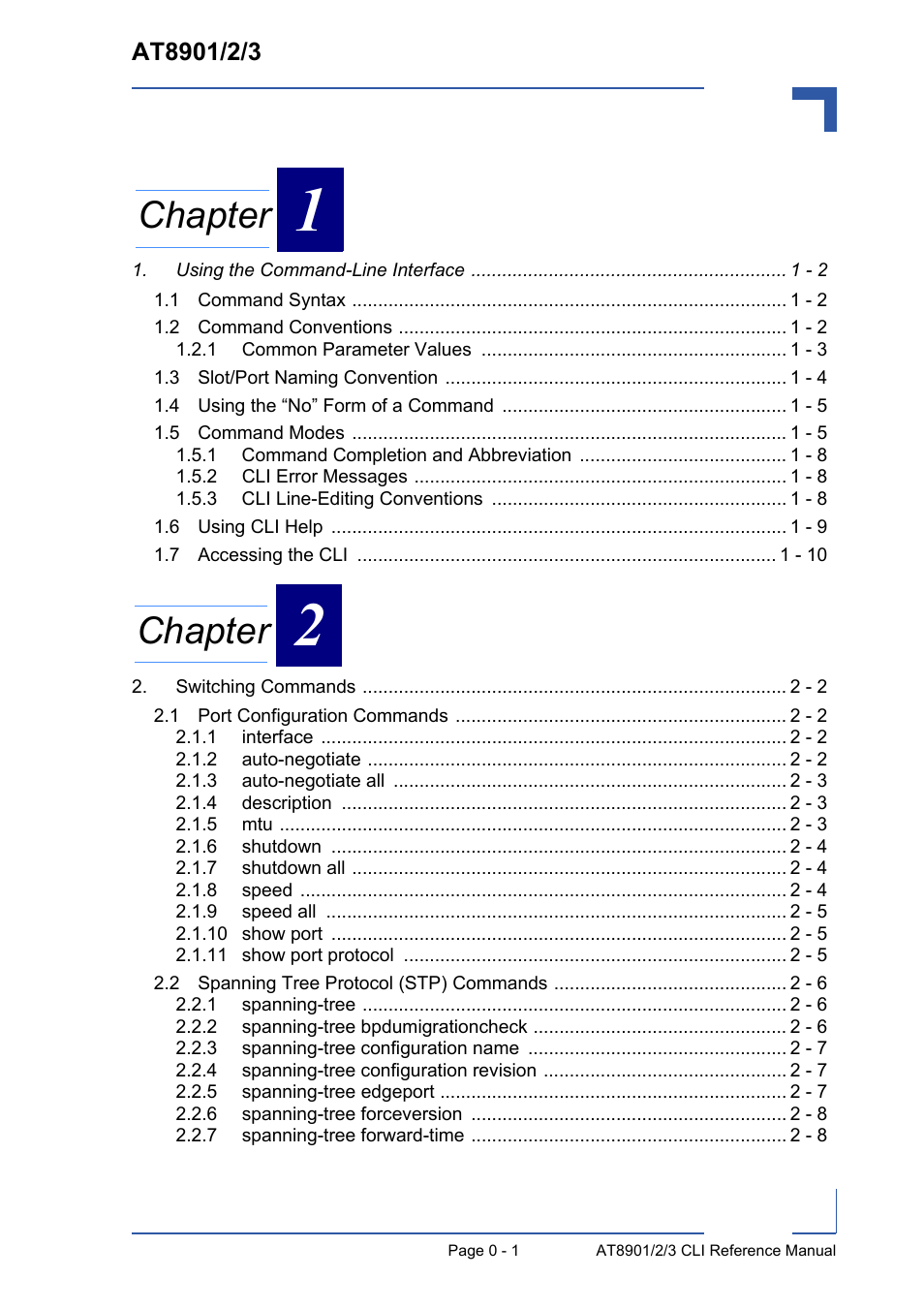 Chapter | Kontron AT890X Full-Size CLI User Manual | Page 9 / 304