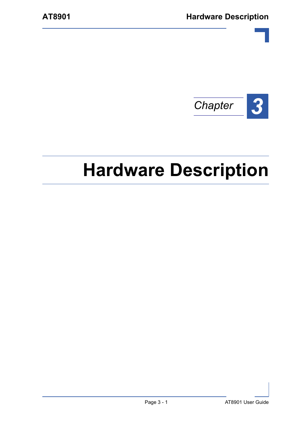 Hardware description | Kontron AT8901 User Manual | Page 32 / 79