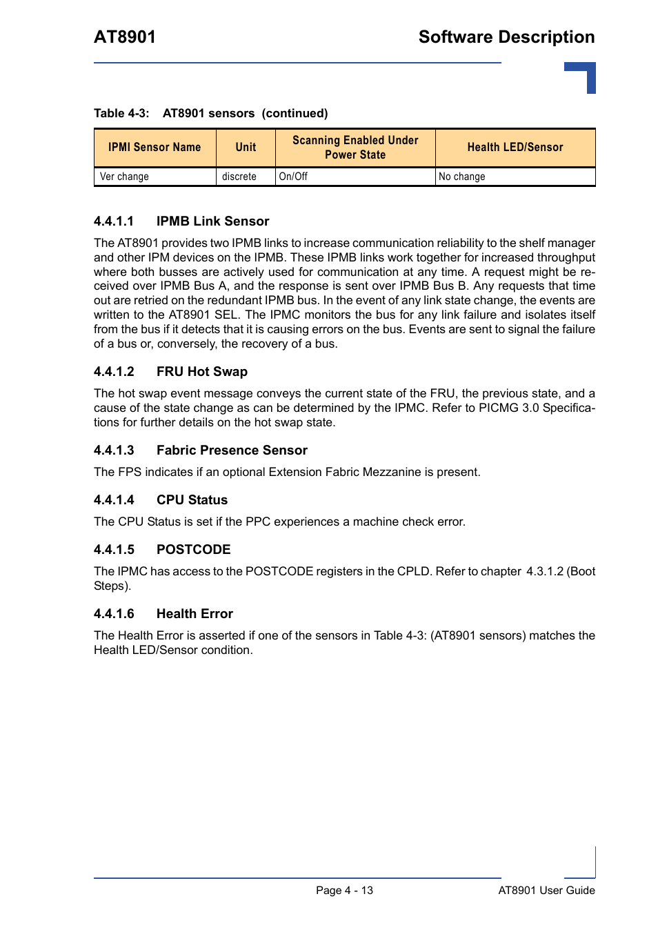 At8901 software description | Kontron AT8901 User Manual | Page 65 / 79