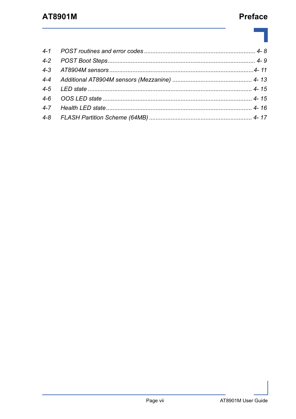 At8901m preface | Kontron AT8901M User Manual | Page 7 / 76