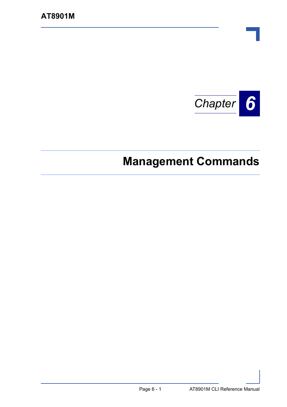 Management commands chapter | Kontron AT8901M CLI User Manual | Page 253 / 313