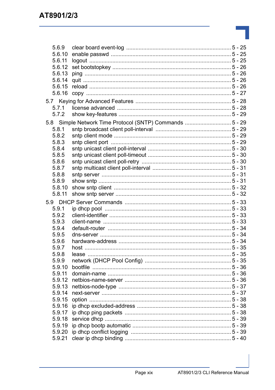 Kontron AT8902 Full Size CLI User Manual | Page 19 / 304