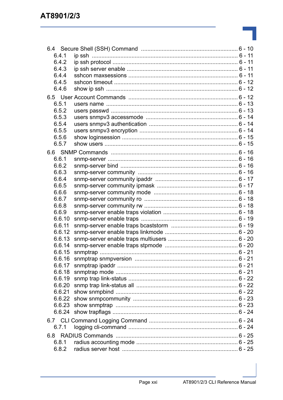 Kontron AT8902 Full Size CLI User Manual | Page 21 / 304