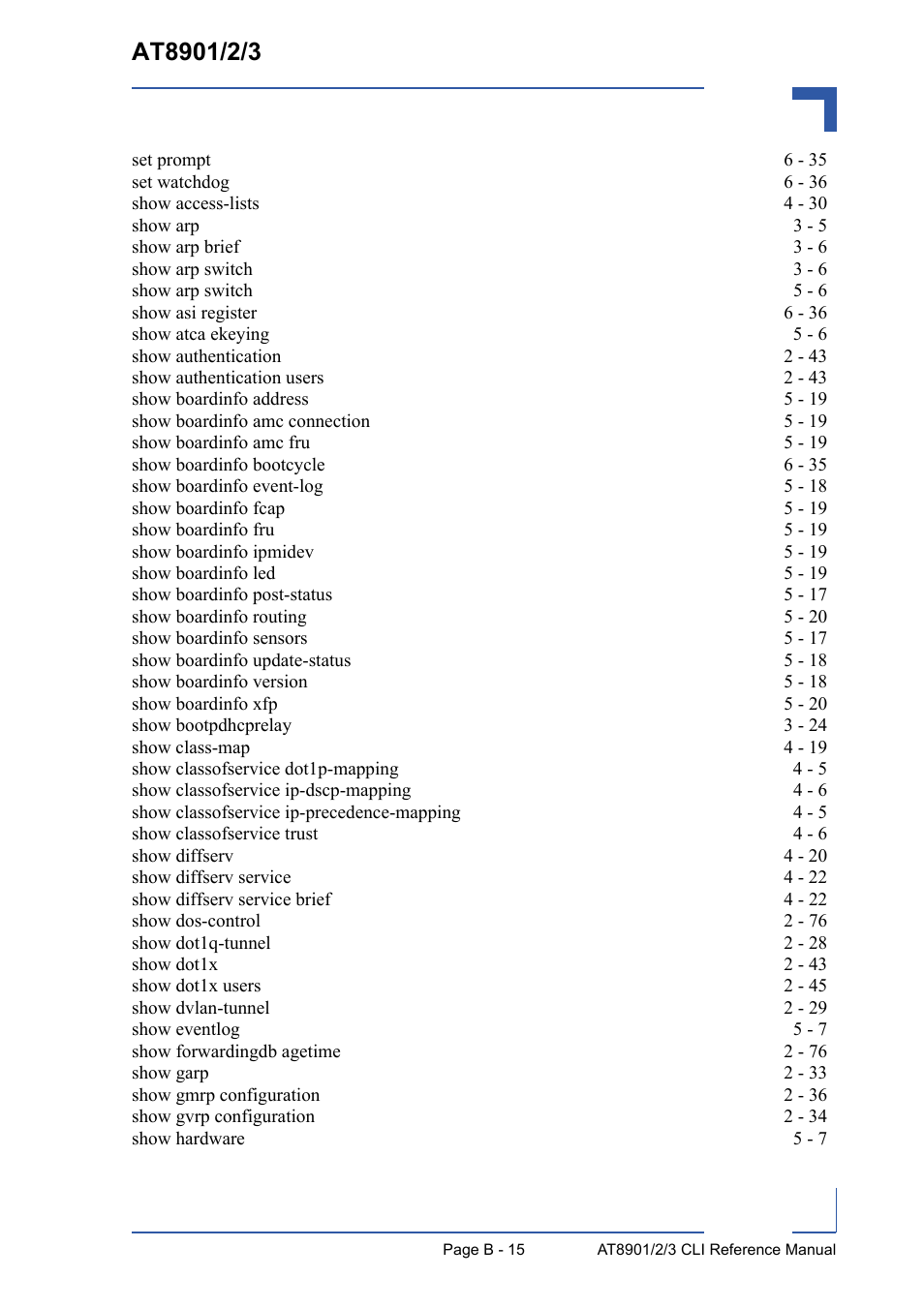 Kontron AT8902 Full Size CLI User Manual | Page 299 / 304