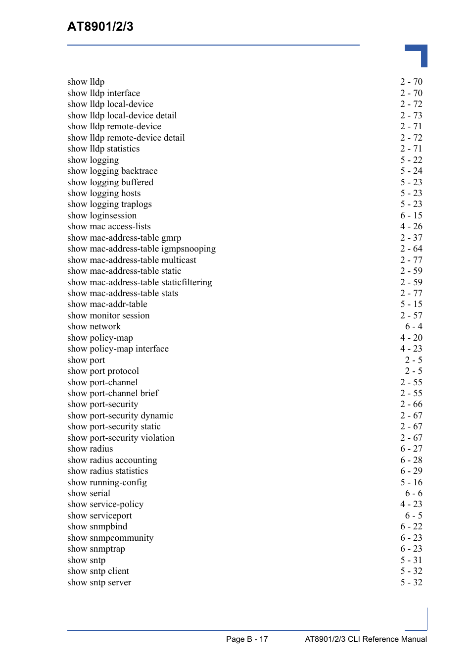 Kontron AT8902 Full Size CLI User Manual | Page 301 / 304