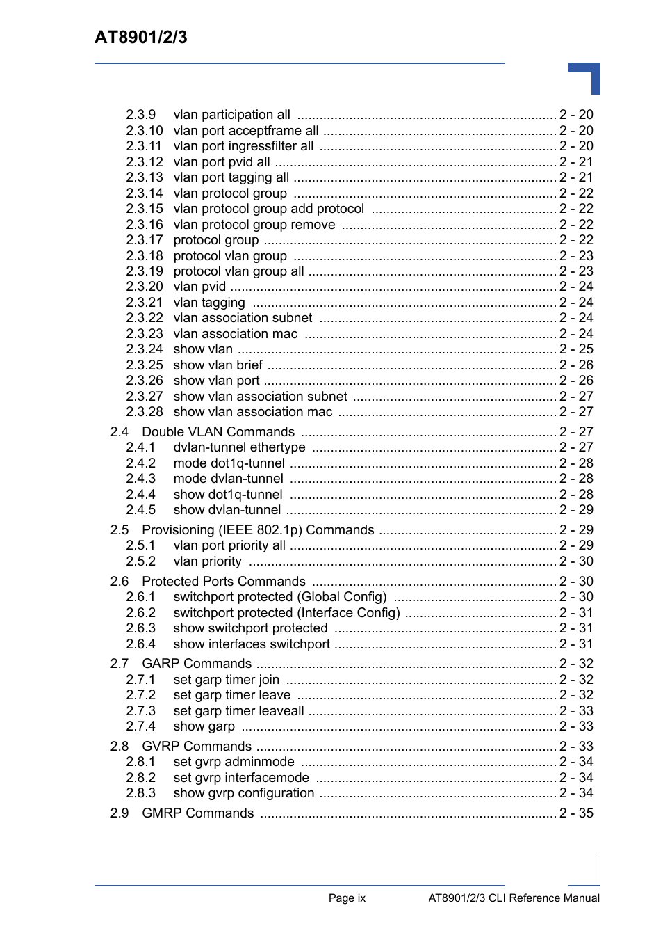 Kontron AT8902 Full Size CLI User Manual | Page 9 / 304