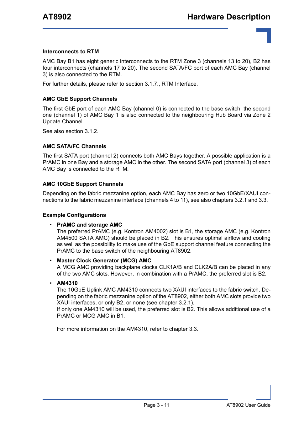 At8902 hardware description | Kontron AT8902 User Manual | Page 45 / 94