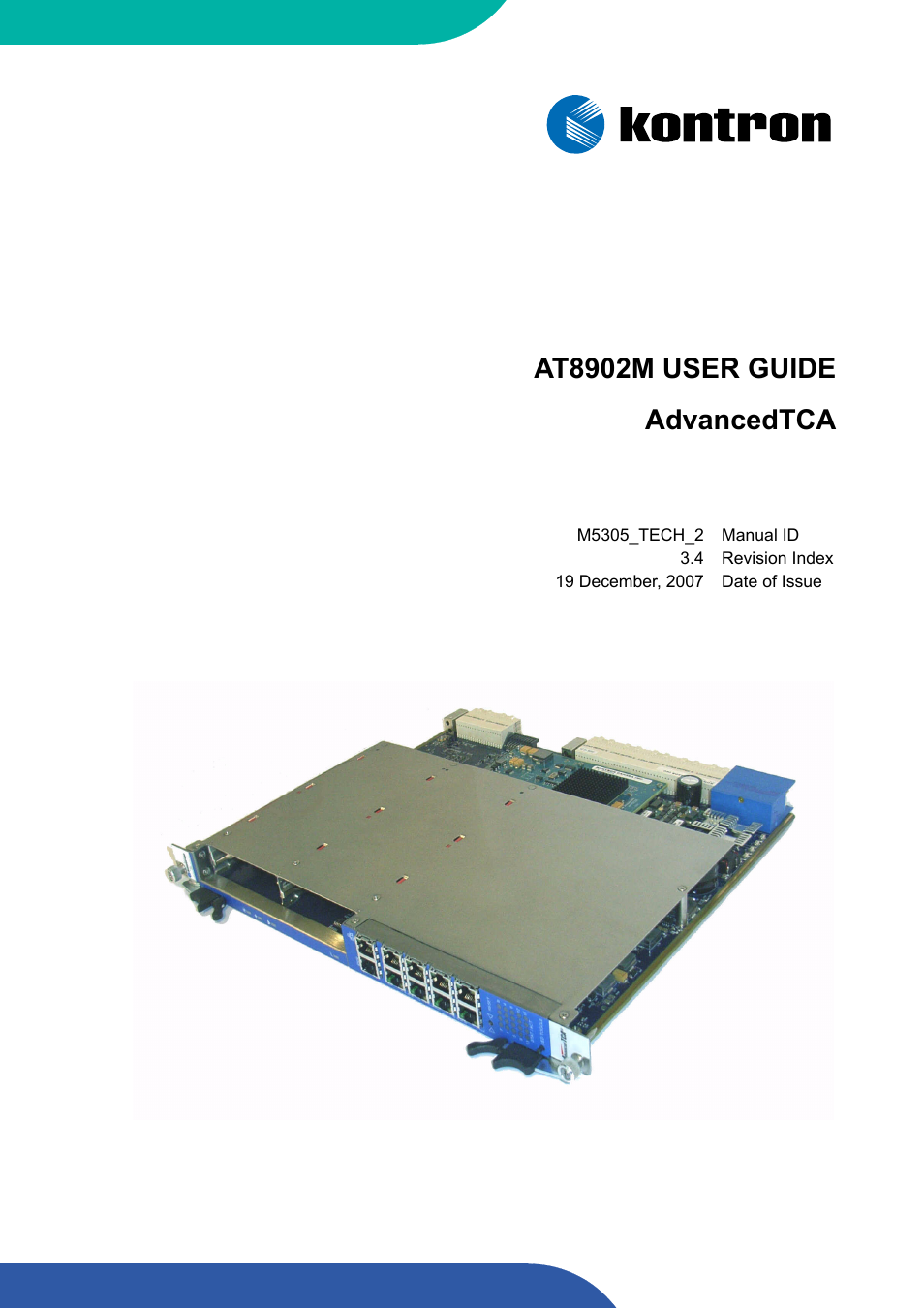 Kontron AT8902M User Manual | 92 pages