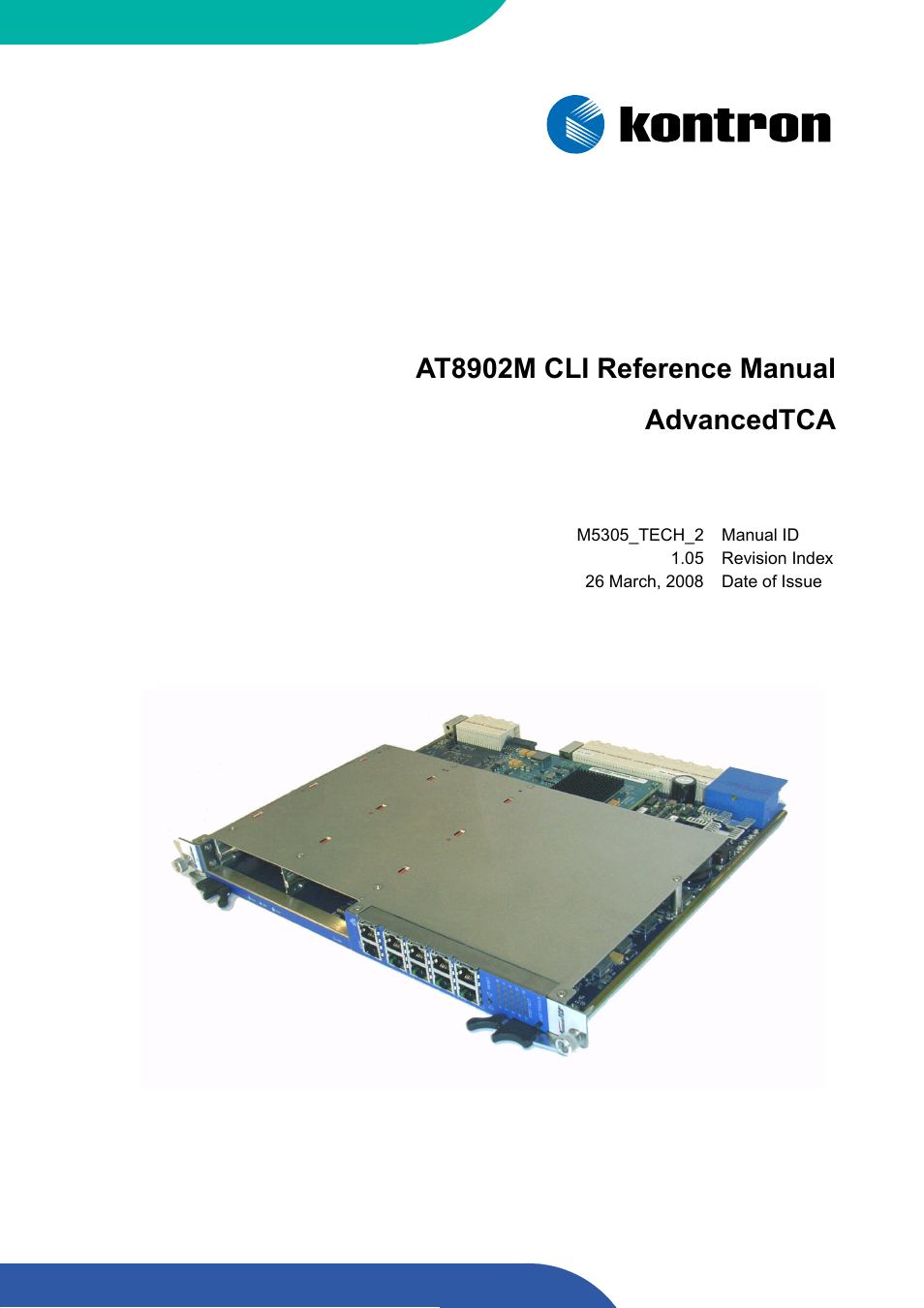 Kontron AT8902M CLI User Manual | 315 pages