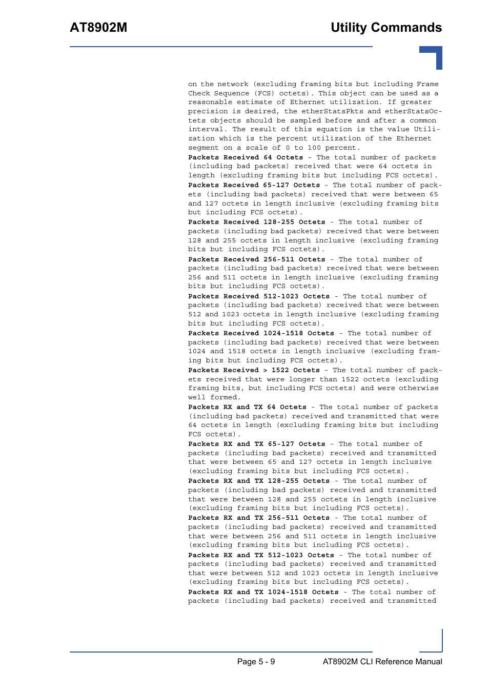 At8902m utility commands | Kontron AT8902M CLI User Manual | Page 209 / 315