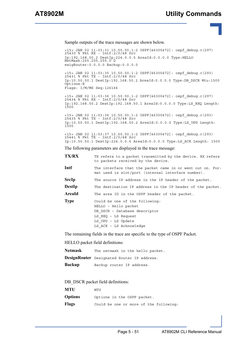 At8902m utility commands | Kontron AT8902M CLI User Manual | Page 251 / 315