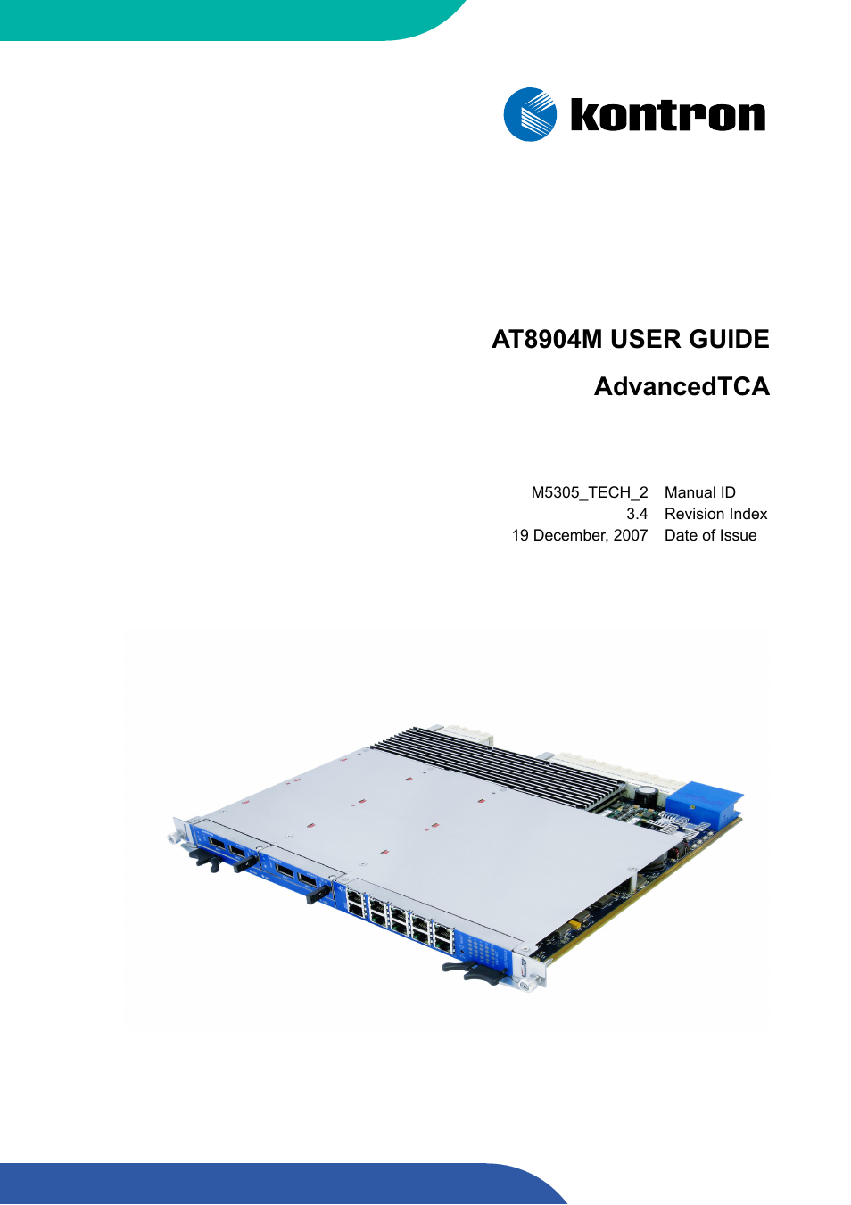 Kontron AT8904 User Manual | 93 pages