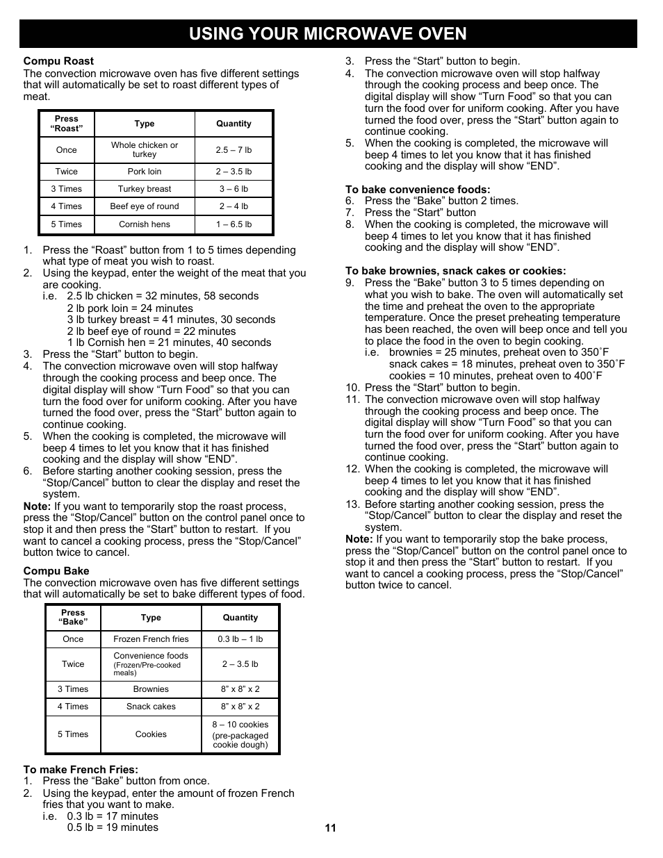 Using your microwave oven | Bravetti PLATINUM PRO K5345H User Manual | Page 13 / 15