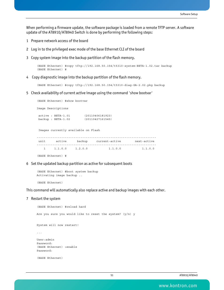 Kontron AT8940 User Manual | Page 66 / 84