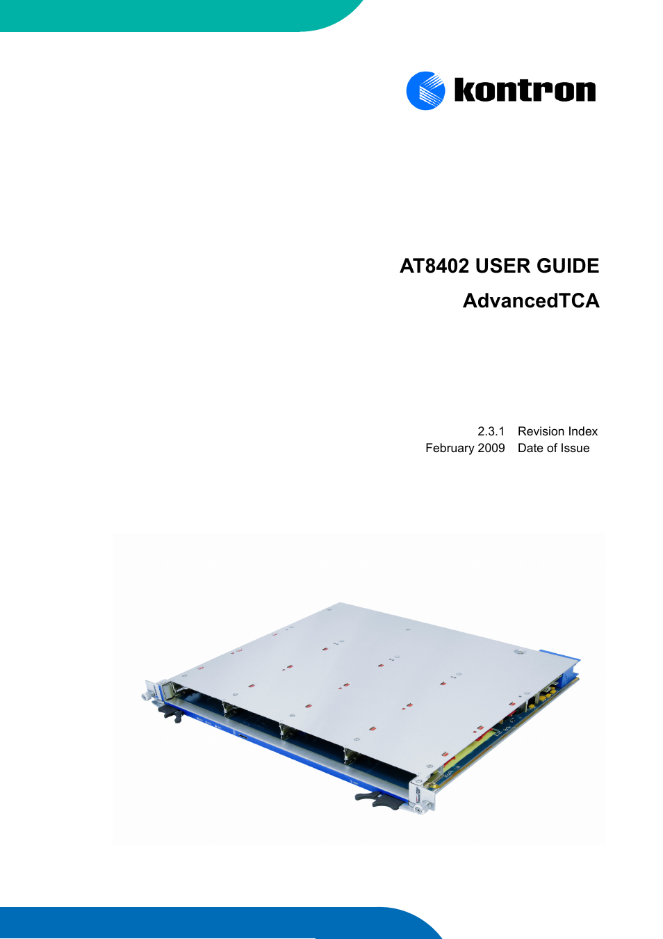 Kontron AT8402 User Manual User Manual | 89 pages