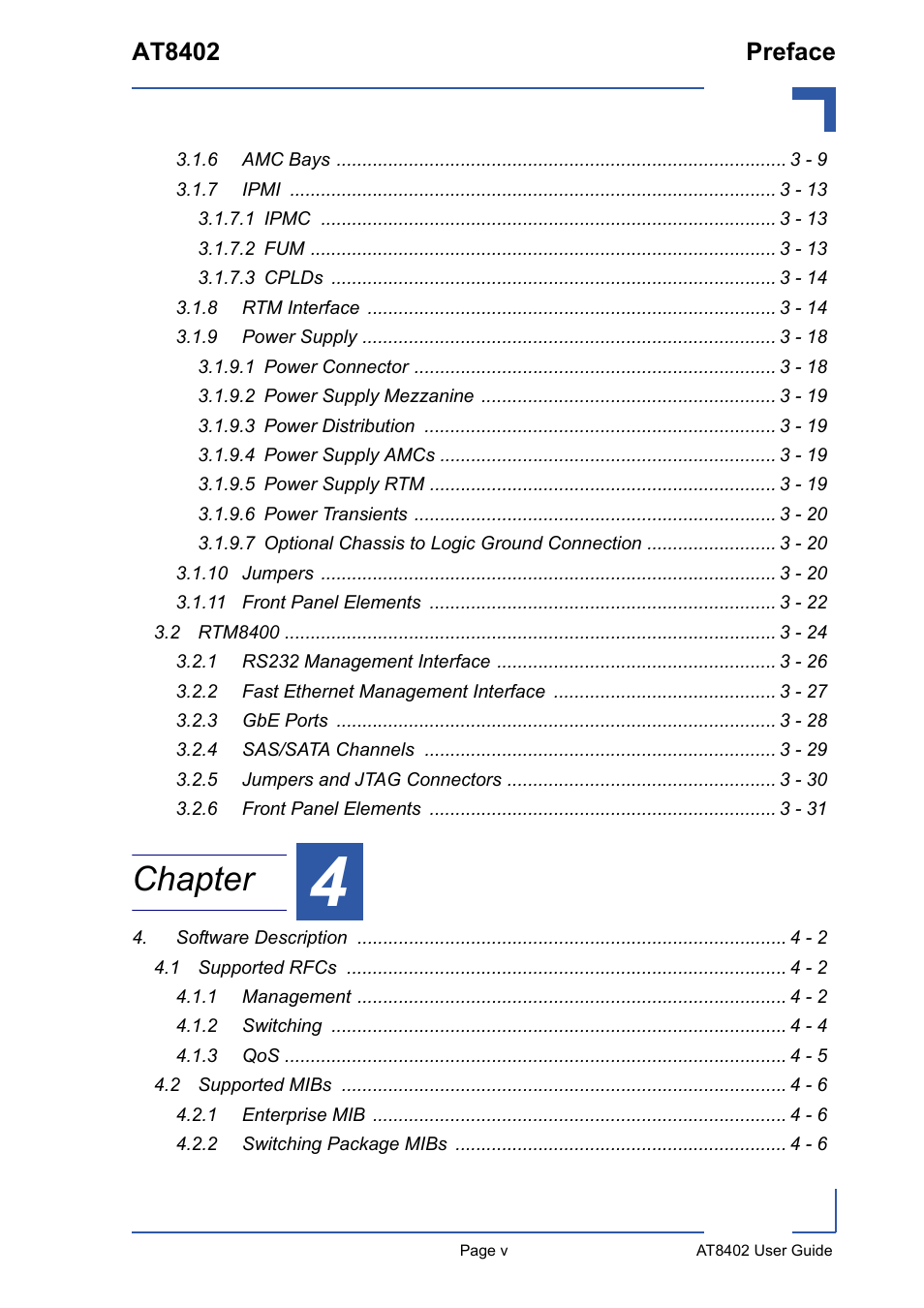 Chapter, At8402 preface | Kontron AT8402 User Manual User Manual | Page 5 / 89