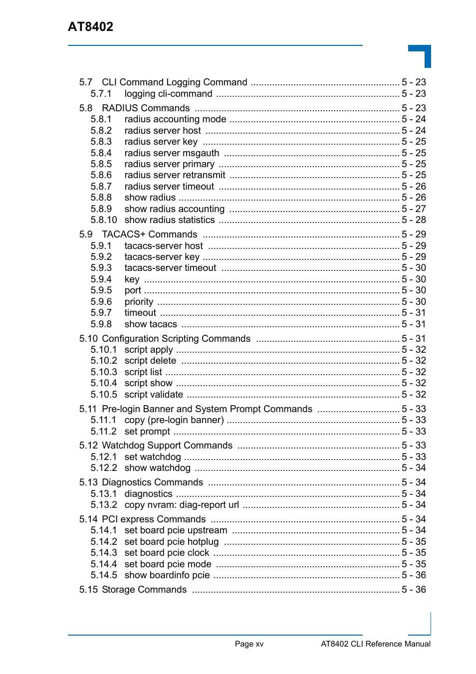 At8402 | Kontron AT8402 CLI User Manual | Page 15 / 253