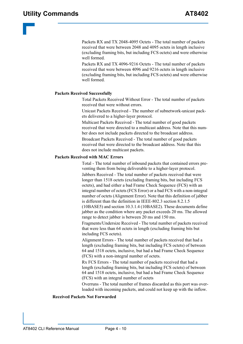 Utility commands at8402 | Kontron AT8402 CLI User Manual | Page 150 / 253