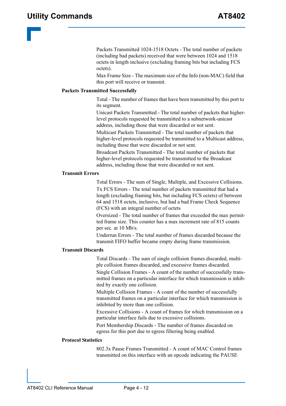 Utility commands at8402 | Kontron AT8402 CLI User Manual | Page 152 / 253