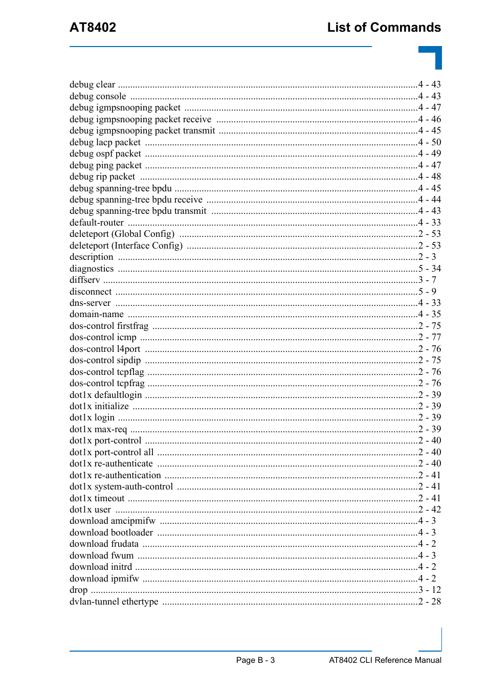 Kontron AT8402 CLI User Manual | Page 238 / 253