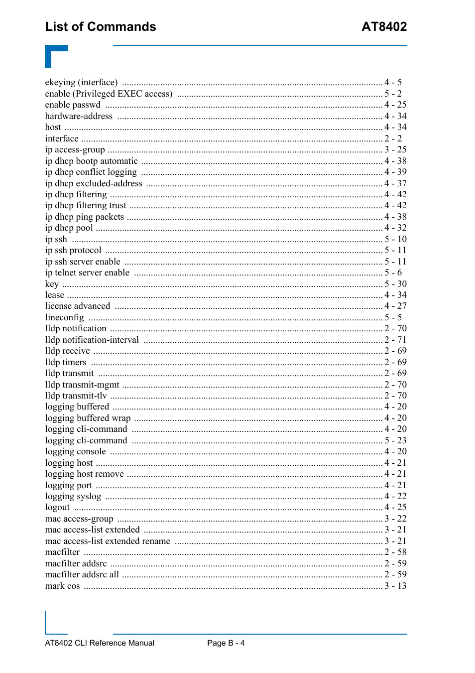 Kontron AT8402 CLI User Manual | Page 239 / 253