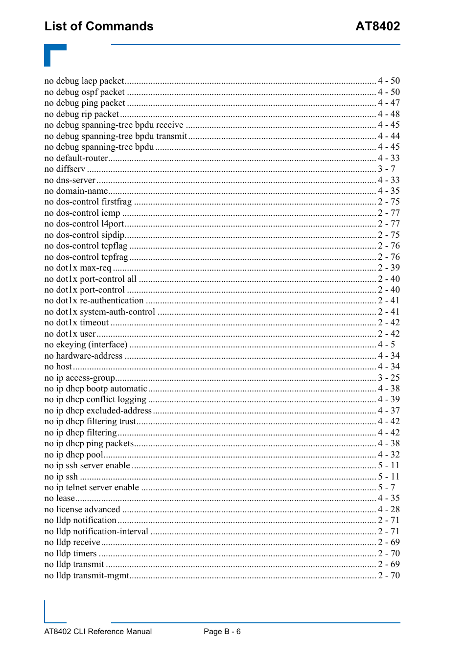 Kontron AT8402 CLI User Manual | Page 241 / 253
