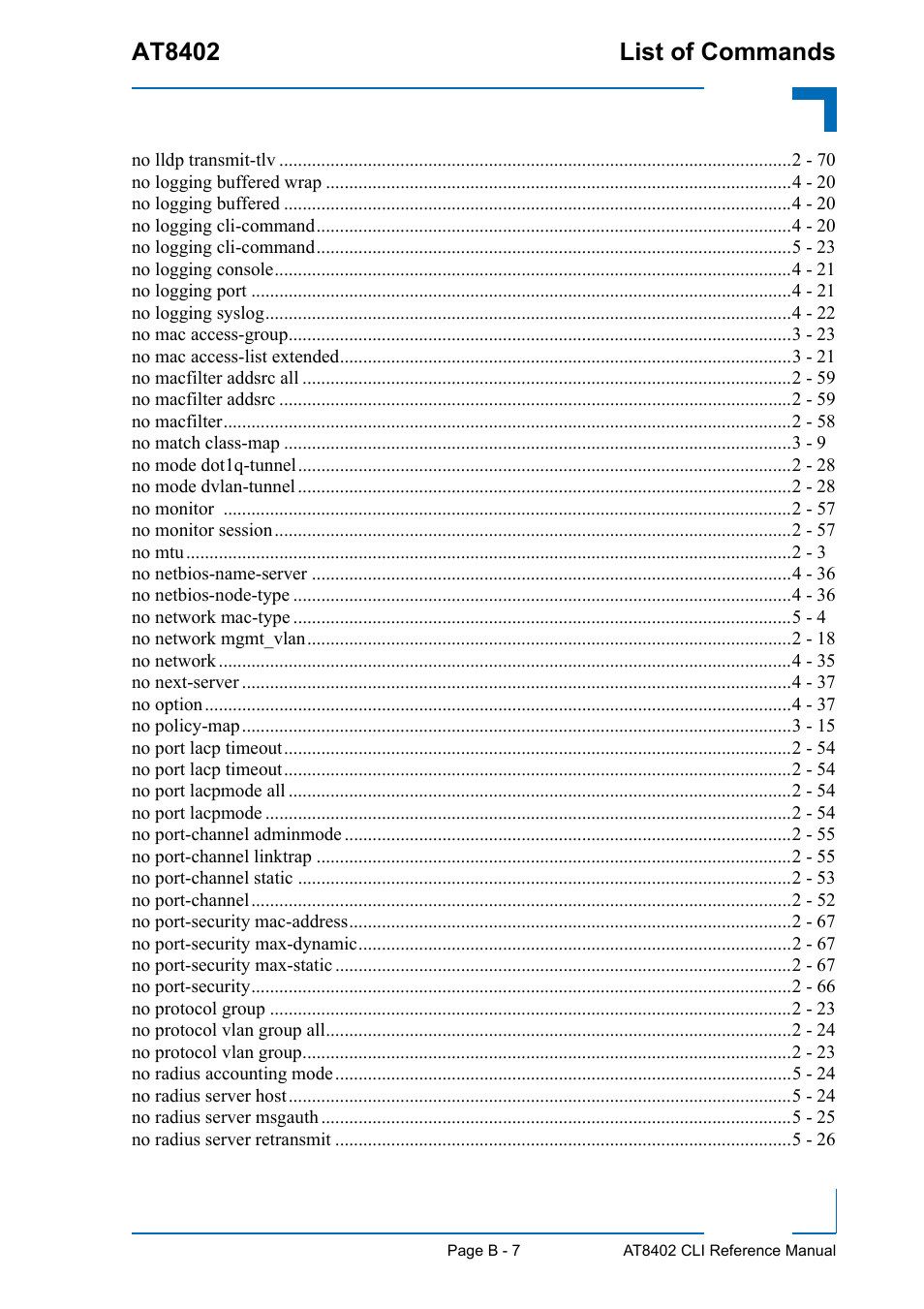 Kontron AT8402 CLI User Manual | Page 242 / 253