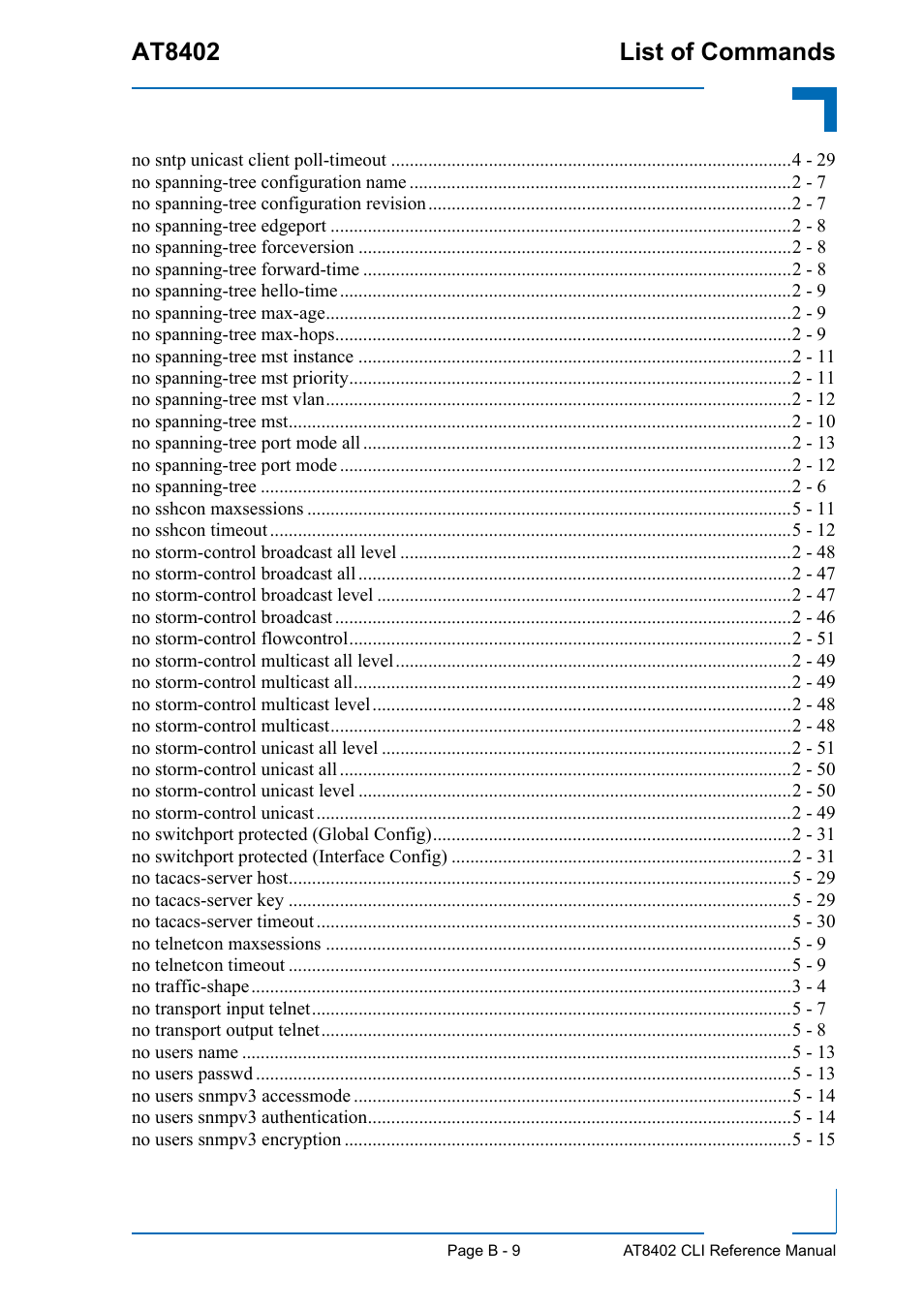 Kontron AT8402 CLI User Manual | Page 244 / 253