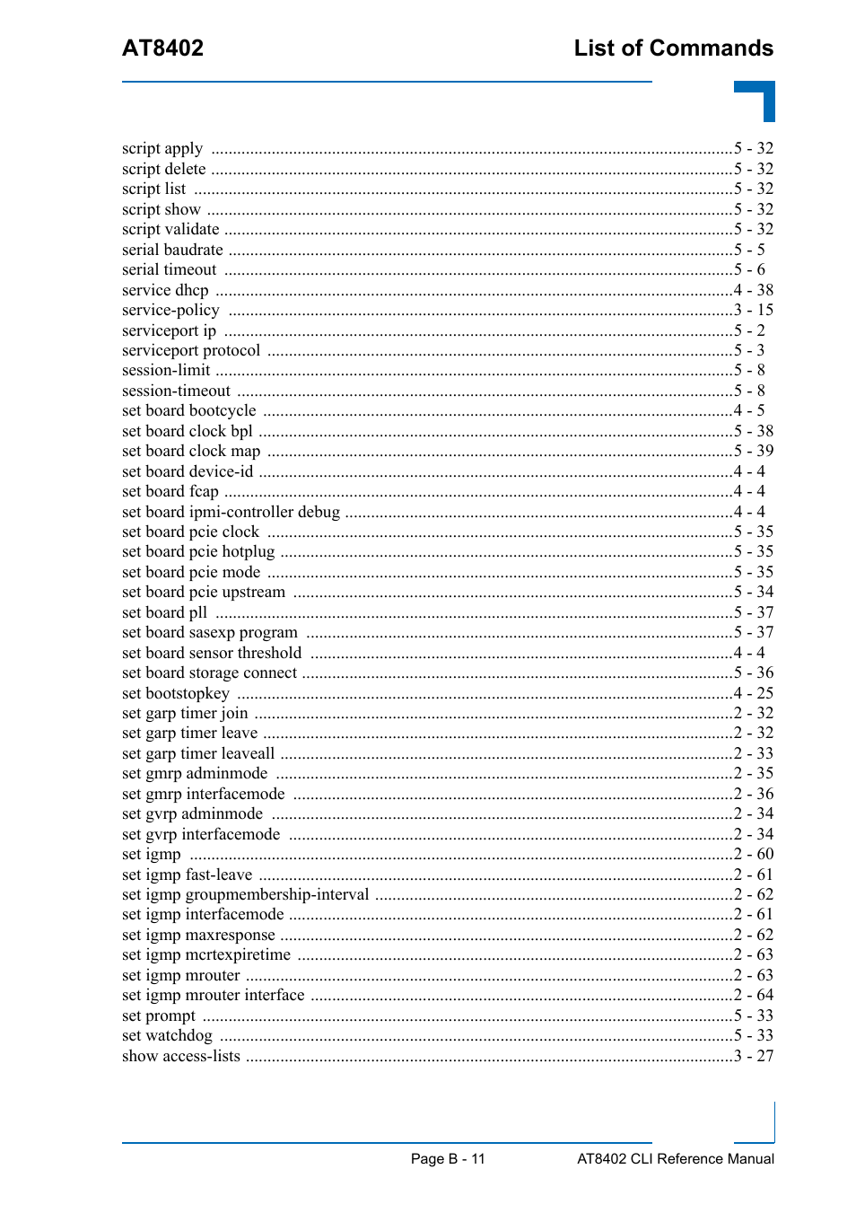 Kontron AT8402 CLI User Manual | Page 246 / 253