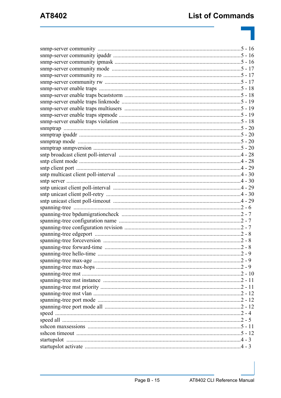 Kontron AT8402 CLI User Manual | Page 250 / 253