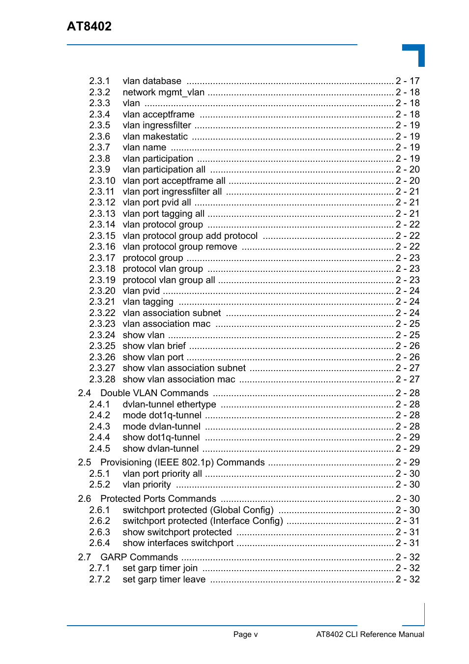 At8402 | Kontron AT8402 CLI User Manual | Page 5 / 253
