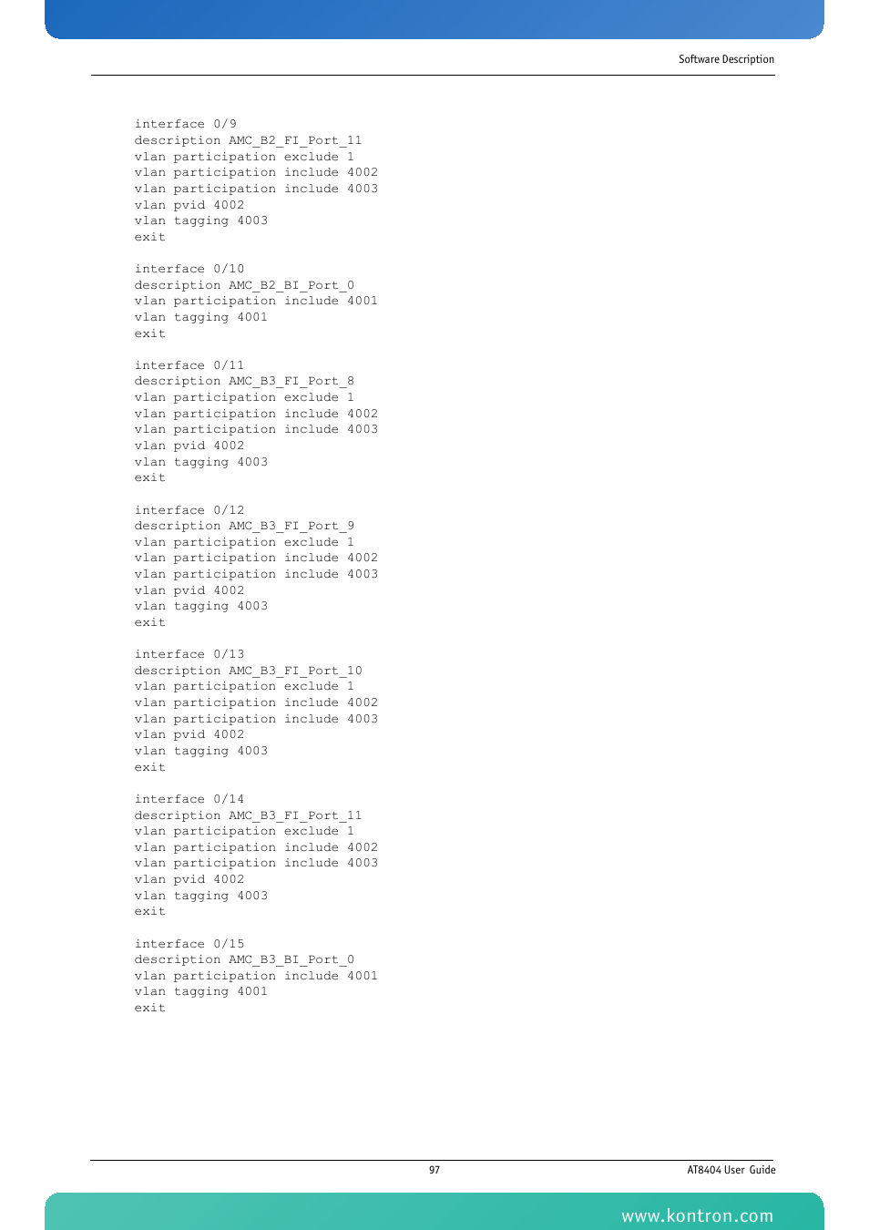 Kontron AT8404 User Manual | Page 110 / 132