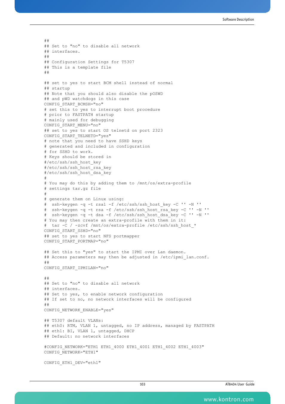 Kontron AT8404 User Manual | Page 116 / 132