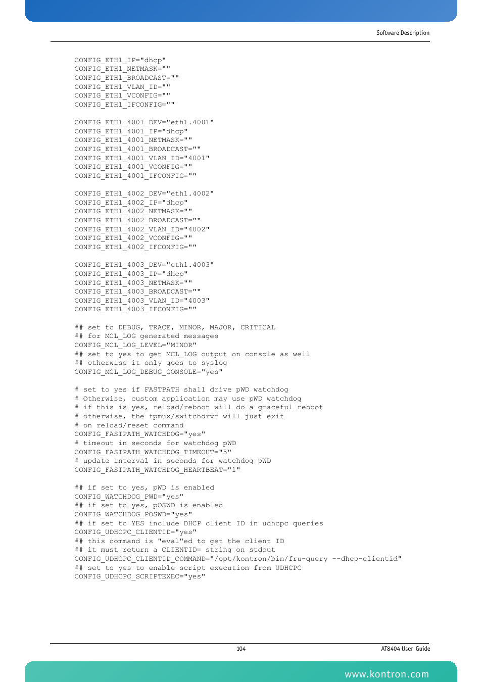 Kontron AT8404 User Manual | Page 117 / 132