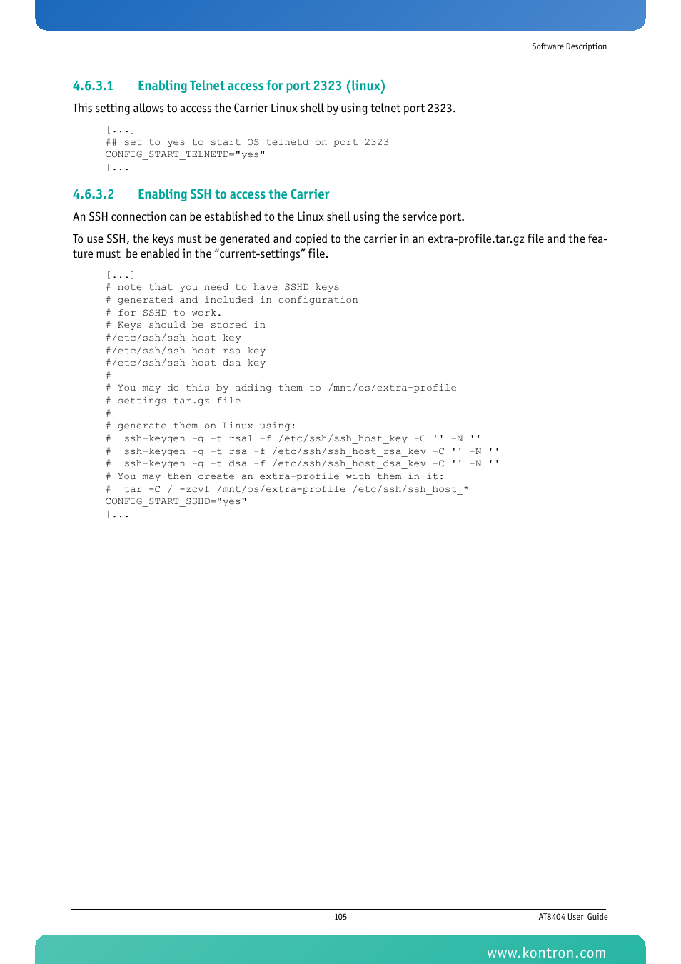 Kontron AT8404 User Manual | Page 118 / 132