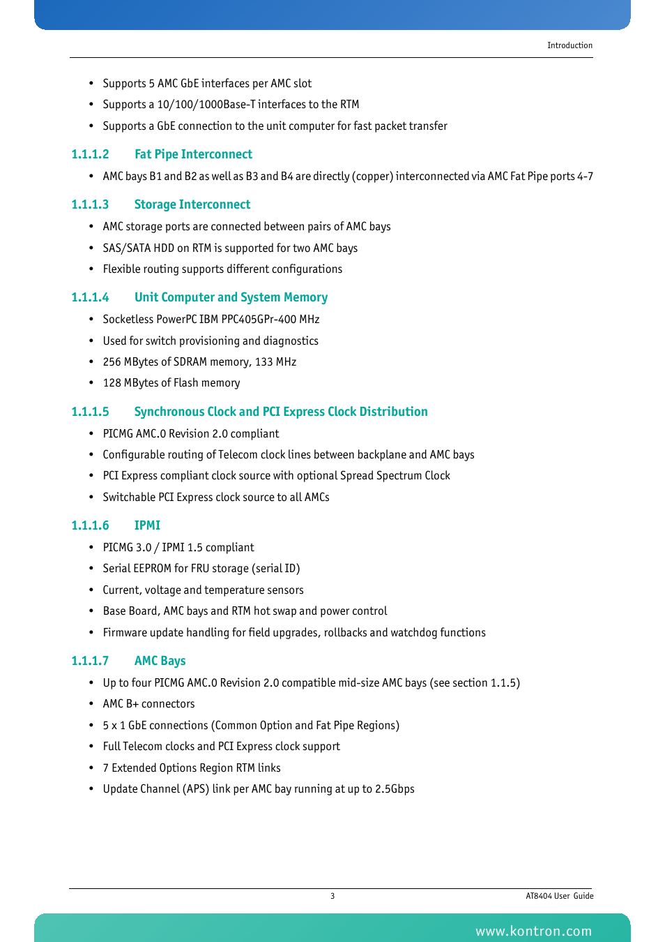 Kontron AT8404 User Manual | Page 16 / 132