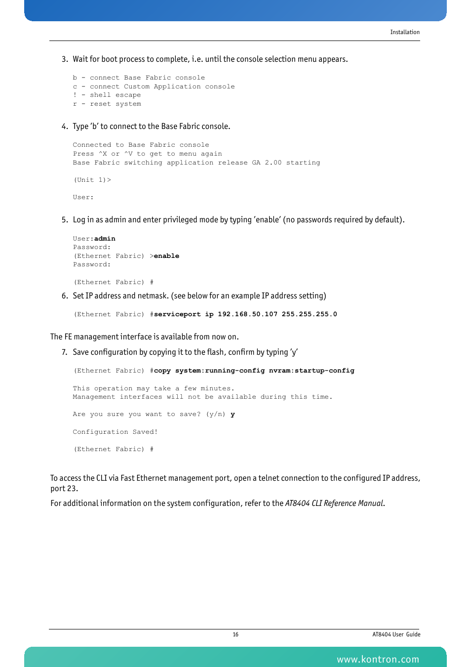 Kontron AT8404 User Manual | Page 29 / 132