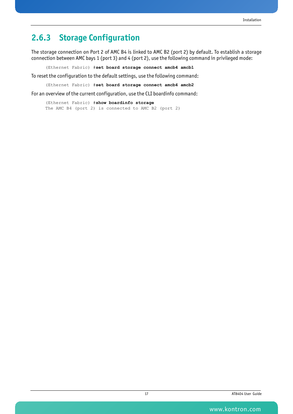 3 storage configuration | Kontron AT8404 User Manual | Page 30 / 132