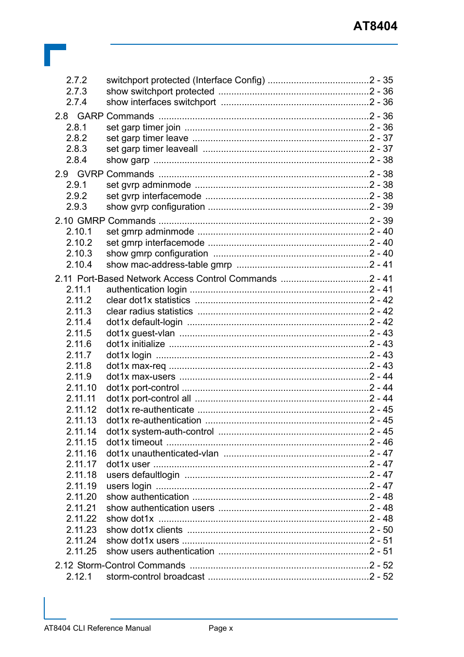 At8404 | Kontron AT8404 CLI User Manual | Page 10 / 373