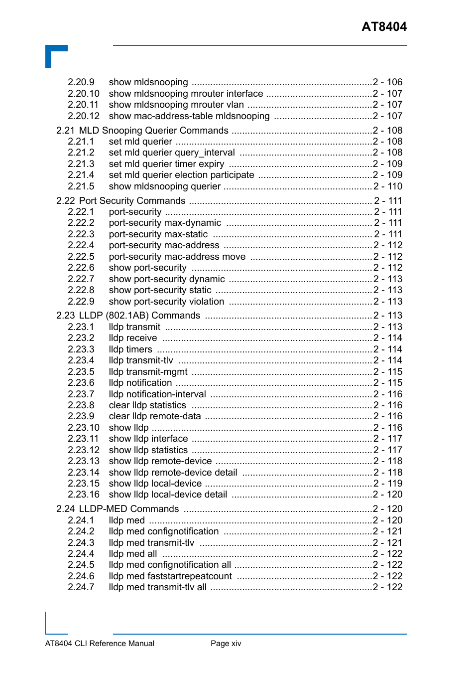 At8404 | Kontron AT8404 CLI User Manual | Page 14 / 373