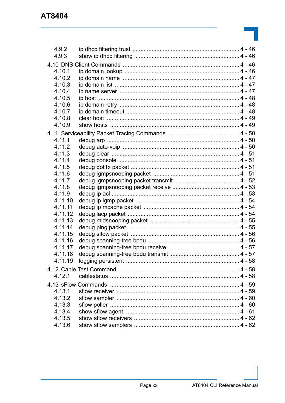 At8404 | Kontron AT8404 CLI User Manual | Page 21 / 373