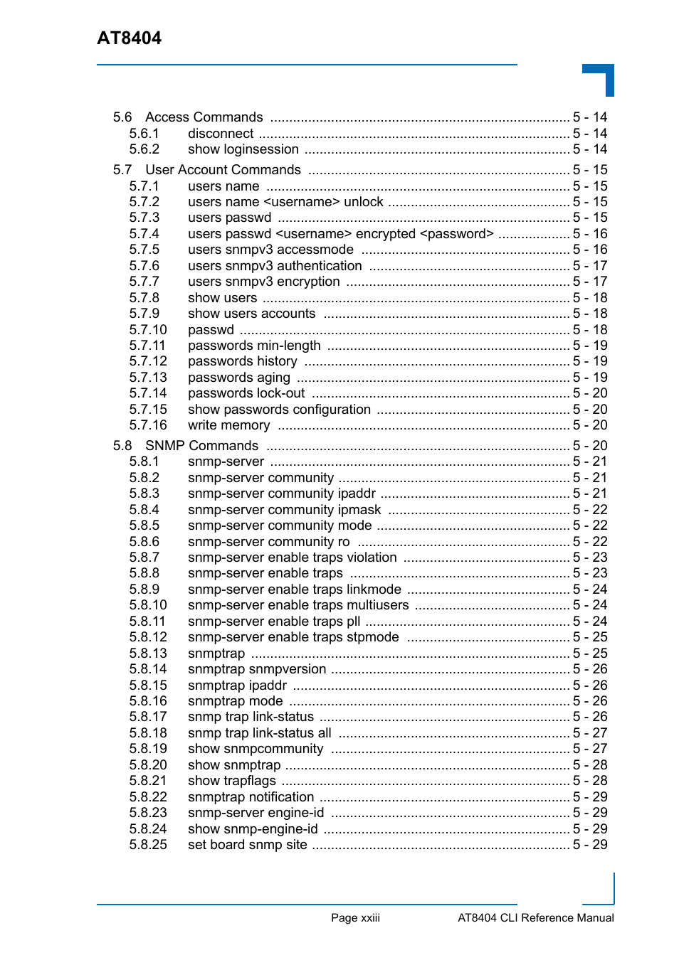 At8404 | Kontron AT8404 CLI User Manual | Page 23 / 373