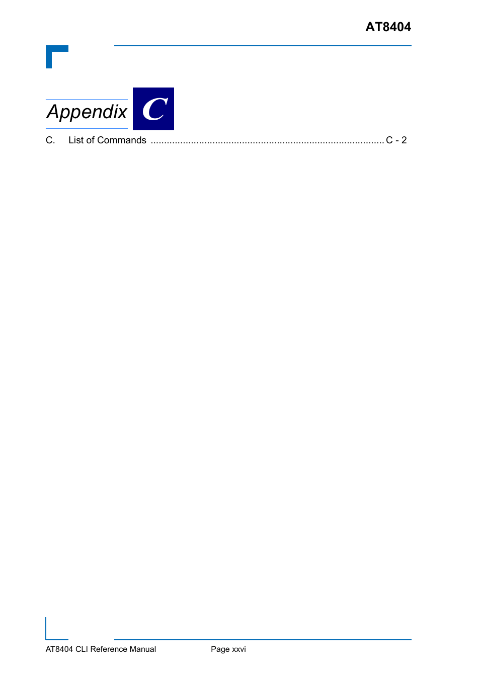 Appendix | Kontron AT8404 CLI User Manual | Page 26 / 373