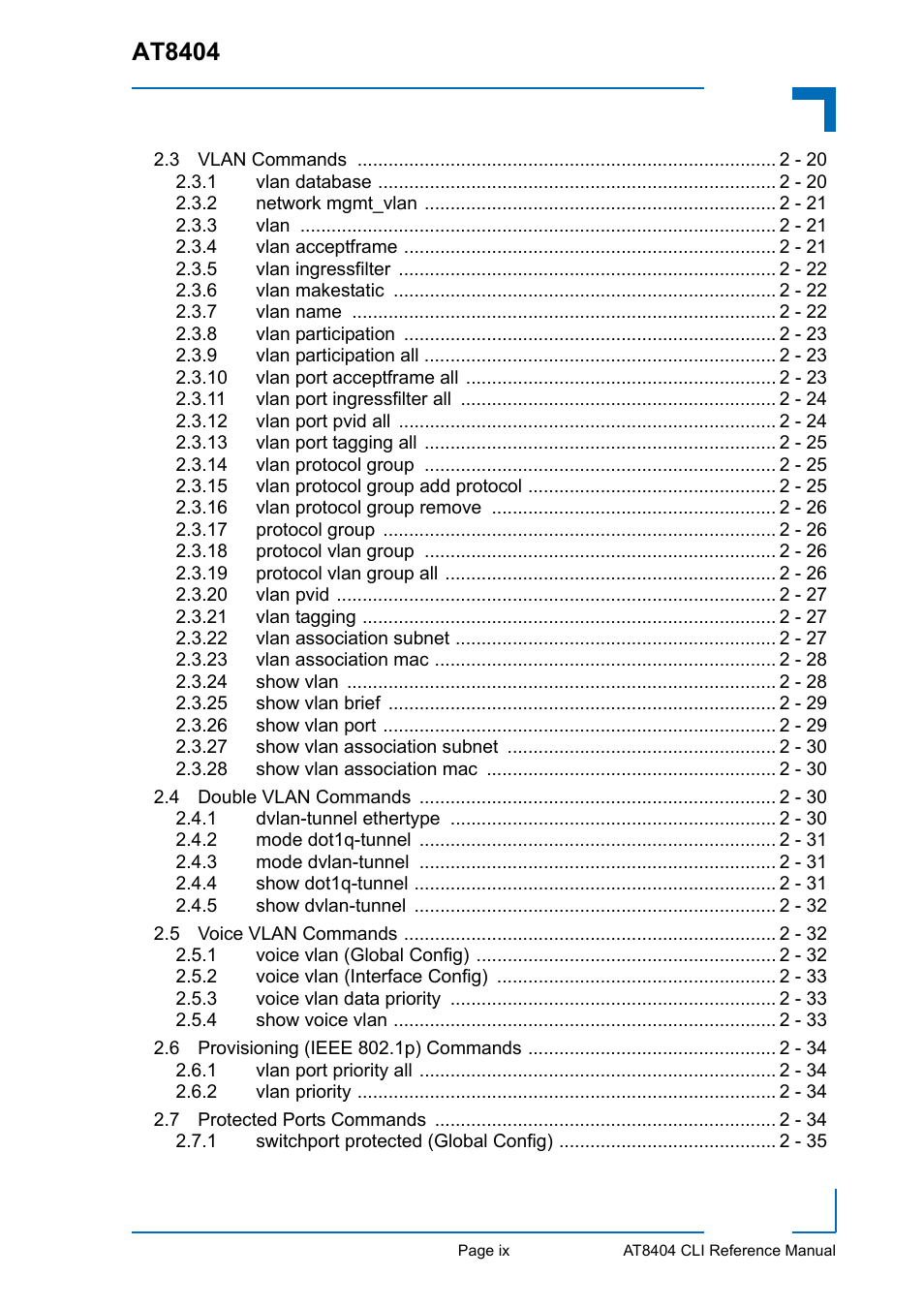 At8404 | Kontron AT8404 CLI User Manual | Page 9 / 373