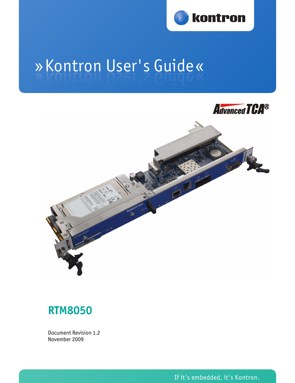 Kontron RTM8050 User Manual | 37 pages