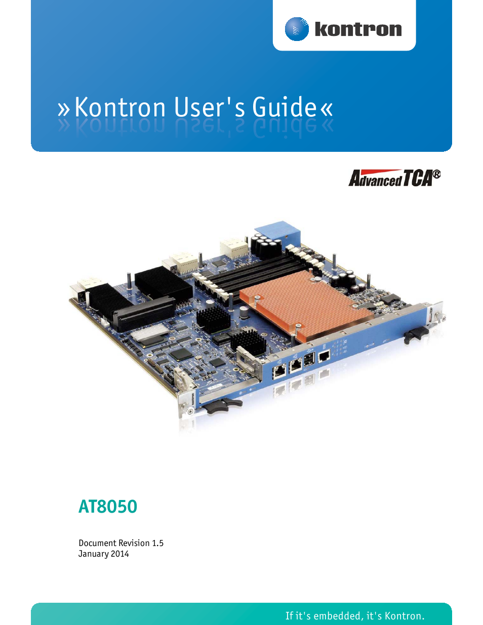 Kontron AT8050 User Manual | 165 pages